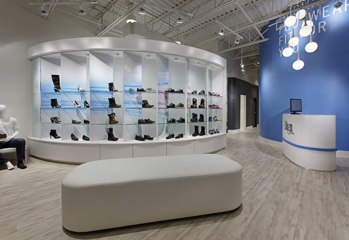 inside picture alignorthotics retail store by BUILD IT