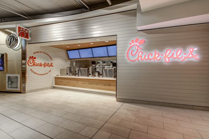 inside photo of Chick-fil-A QSR restaurant by BUILD IT