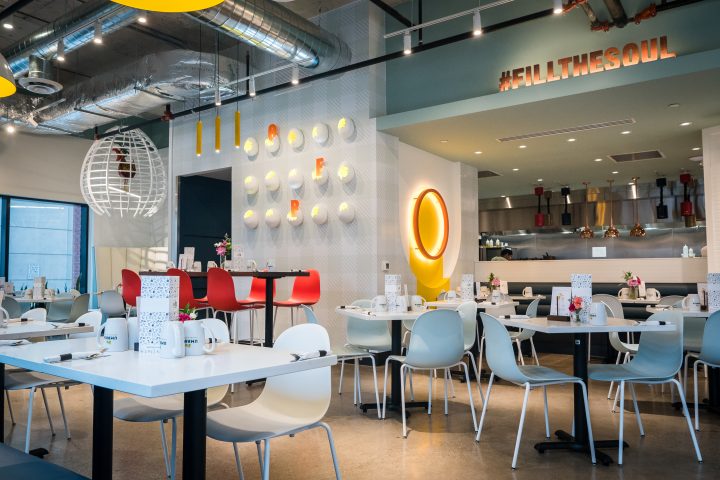 inside photo of OEB Breakfast Co casual dining restaurant by BUILD IT