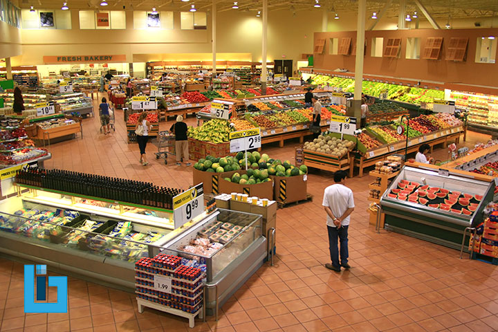 inside view of a super market store by BUILD IT