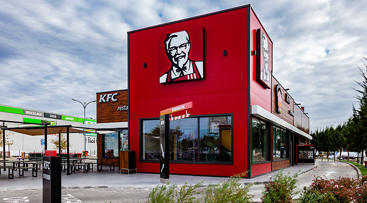 modular retail construction building of KFC by BUILD IT